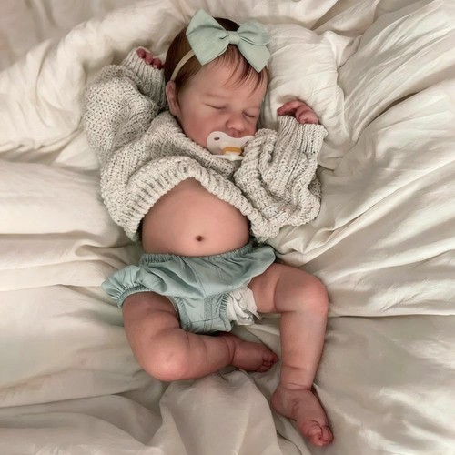 Bambola bebe reborn bambina - bambola,