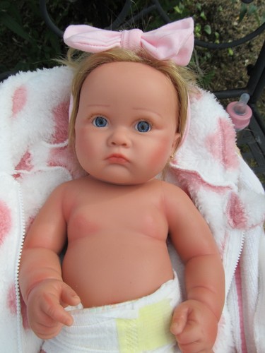 Baby reborn bambina silicone